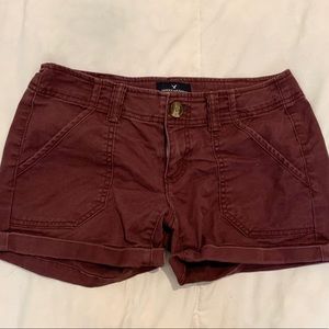 Red American Eagle Shorts